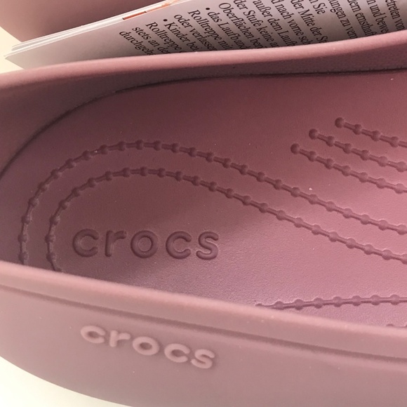 CROCS Brooklyn Pointed Toe Flat Cassis Slip On Ballet Flat Women’s Size 11 - Picture 12 of 16